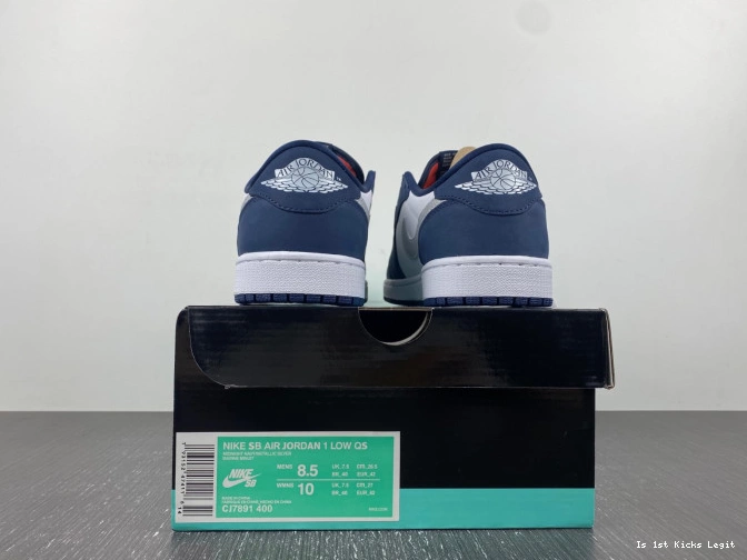 Low SB Jordan 1 CJ7891-400 Midnight Navy 0811